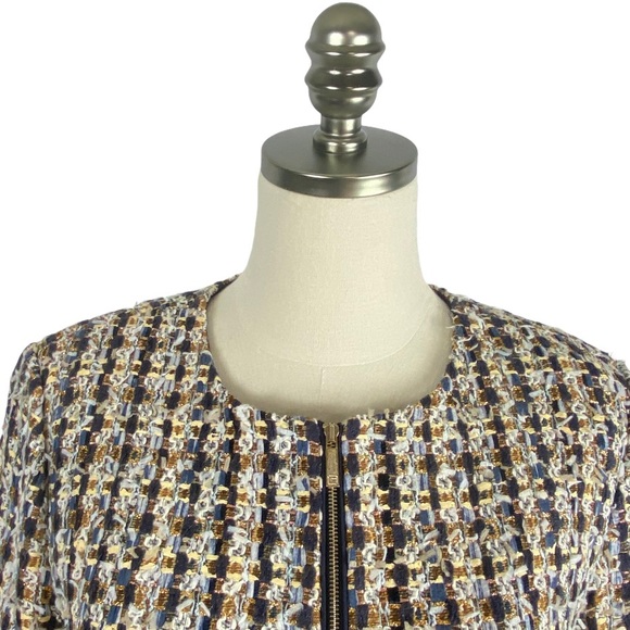 Lafayette 148 New York Landon Tweed Jacket Blazer - Picture 6 of 16